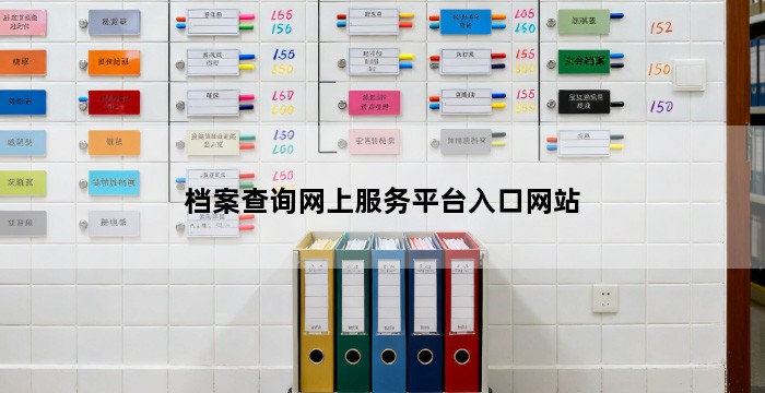 档案查询网上服务平台入口网站