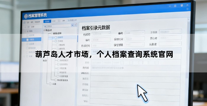 葫芦岛人才市场，个人档案查询系统官网