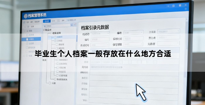 毕业生个人档案一般存放在什么地方合适