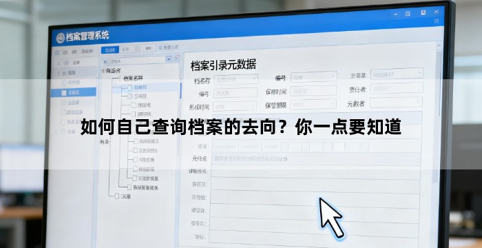 如何自己查询档案的去向？你一点要知道