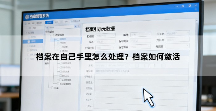 档案在自己手里怎么处理？档案如何激活