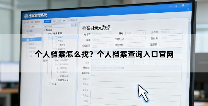 个人档案怎么找？个人档案查询入口官网