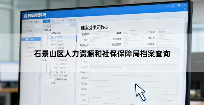 石景山区人力资源和社保保障局档案查询