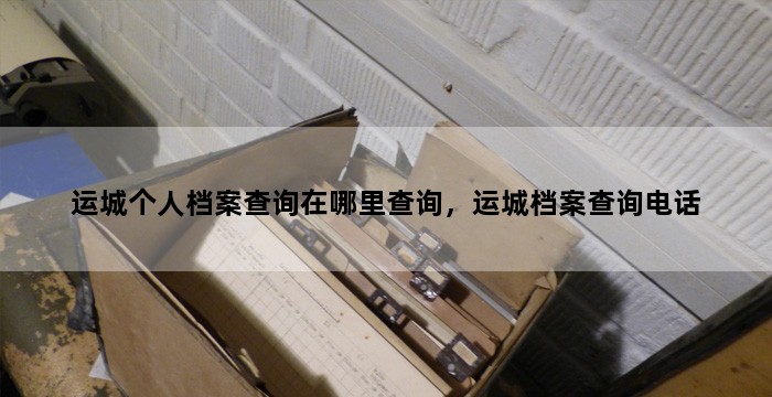 运城个人档案查询在哪里查询，运城档案查询电话