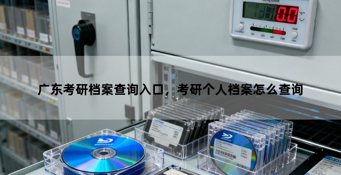 广东考研档案查询入口,考研个人档案怎么查询