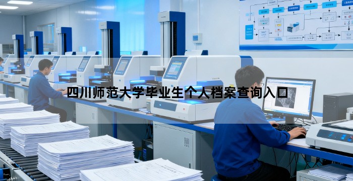 四川师范大学毕业生个人档案查询入口