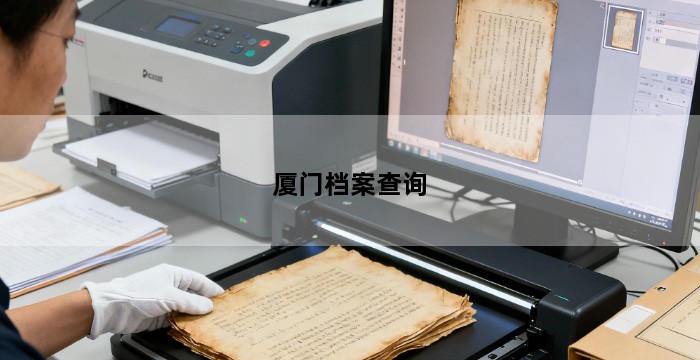 厦门档案查询