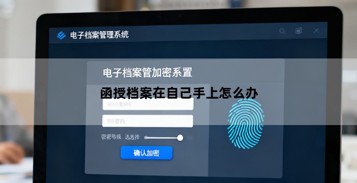 函授档案在自己手上怎么办
