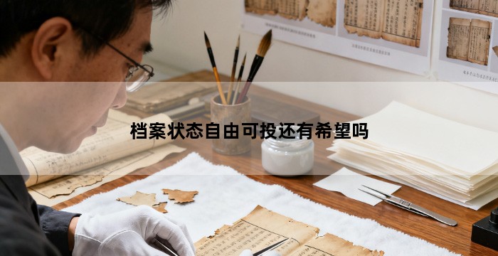 档案状态自由可投还有希望吗