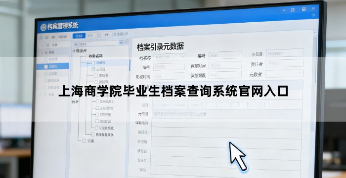 上海商学院毕业生档案查询系统官网入口