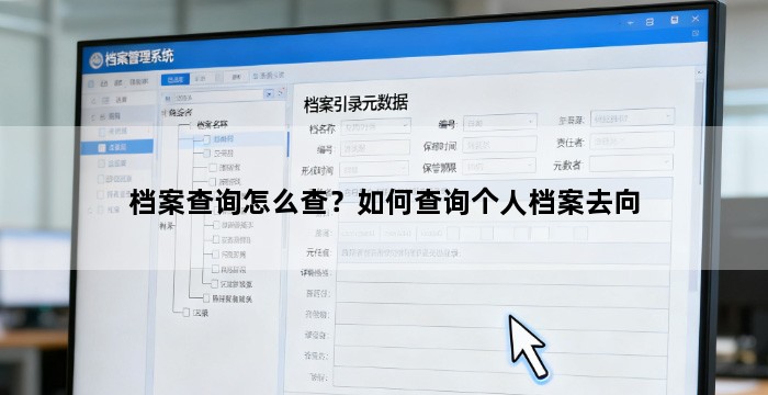 档案查询怎么查?如何查询个人档案去向