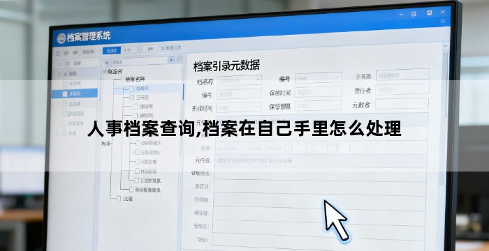 人事档案查询,档案在自己手里怎么处理