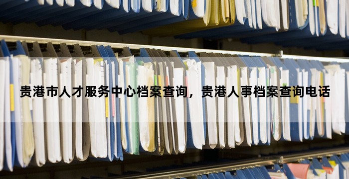 贵港市人才服务中心档案查询，贵港人事档案查询电话