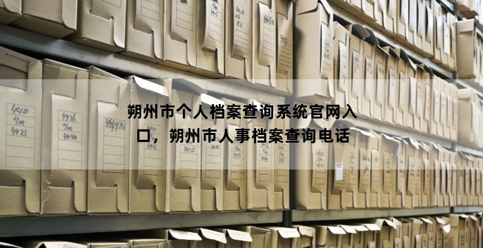 朔州市个人档案查询系统官网入口，朔州市人事档案查询电话