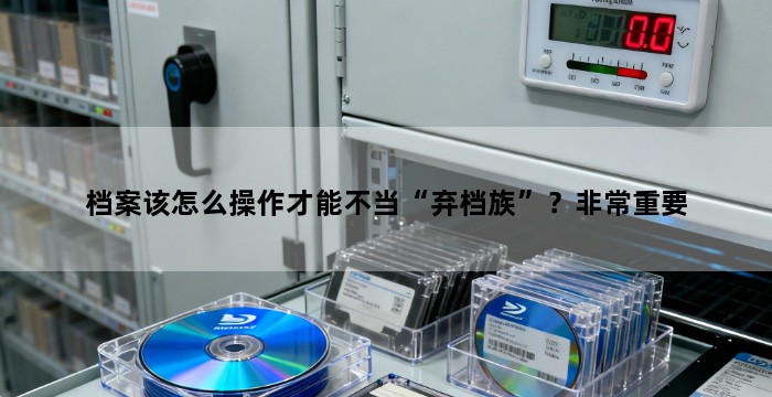 档案该怎么操作才能不当“弃档族”?非常重要