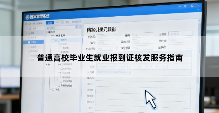 普通高校毕业生就业报到证核发服务指南