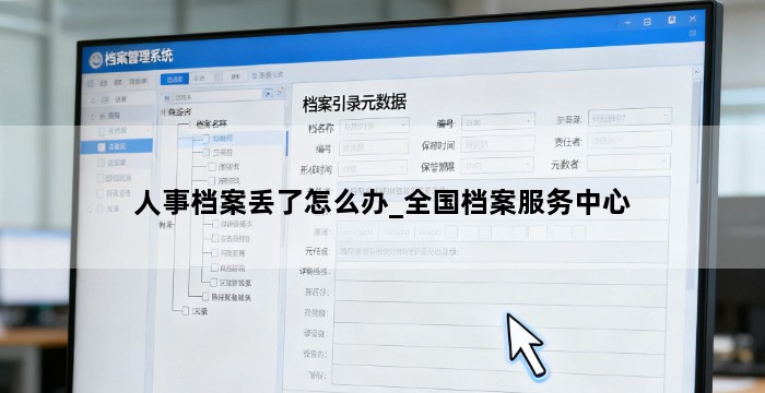 人事档案丢了怎么办_全国档案服务中心