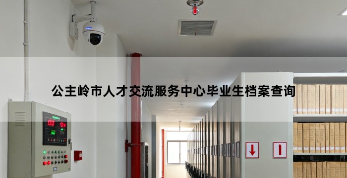 公主岭市人才交流服务中心毕业生档案查询