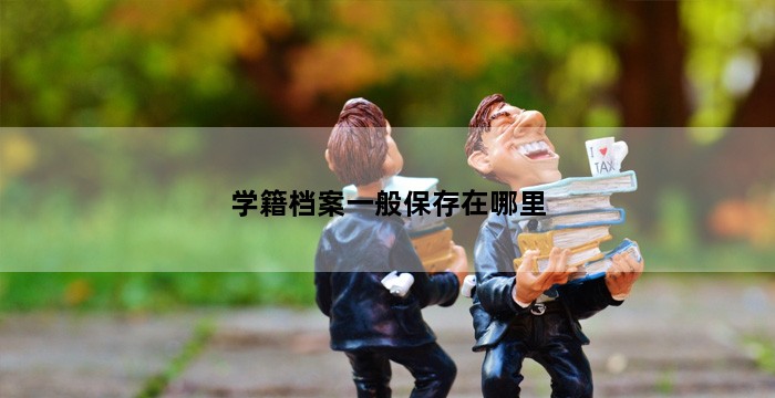 学籍档案一般保存在哪里