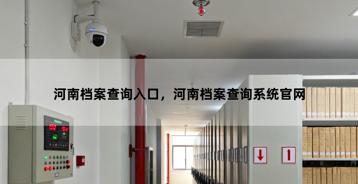 河南档案查询入口,河南档案查询系统官网