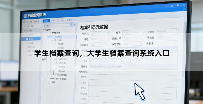 学生档案查询，大学生档案查询系统入口