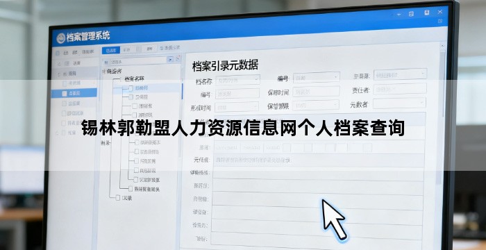 锡林郭勒盟人力资源信息网个人档案查询