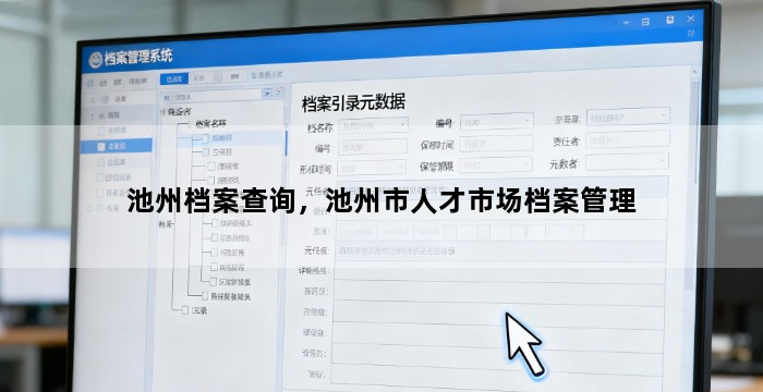 池州档案查询,池州市人才市场档案管理